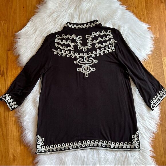 Women’s Nanette Lepore Embroidered Top Size M - Picture 4 of 6